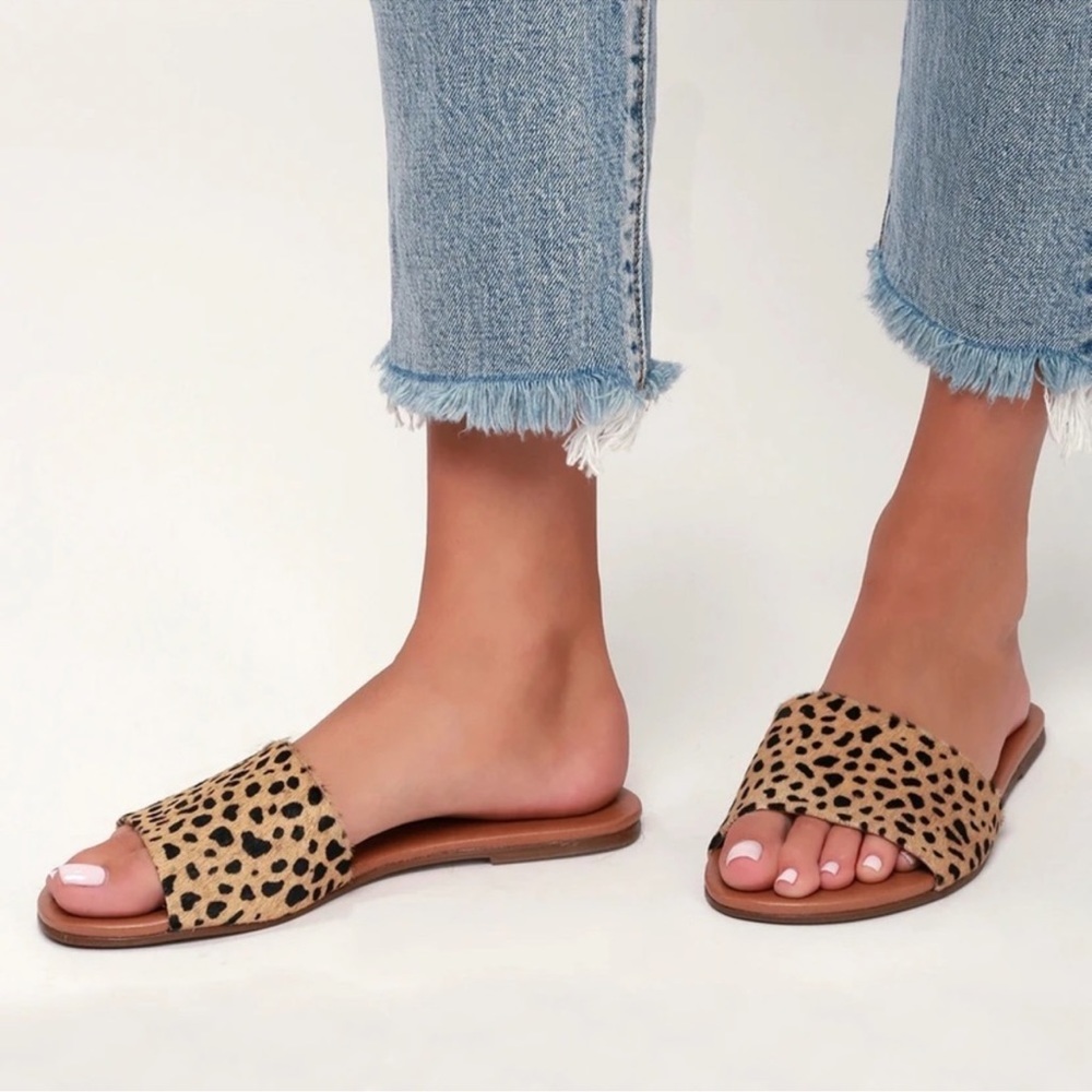 Lulus Tara Leopard sandals